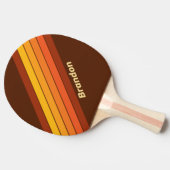 ヴィンテージストライプスタイル名 卓球ラケット (横)