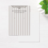 ヴィンテージストライプラインイヤリング表示カード (デスク)