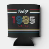 ヴィンテージストライプレトロの原色1985 缶クーラー (裏面)