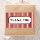 ヴィンテージストライプ感謝ラベル ラベル (インサイチュ)