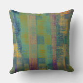 ヴィンテージストライプ色#3 クッション (裏面)