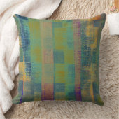ヴィンテージストライプ色#3 クッション (ブランケット)