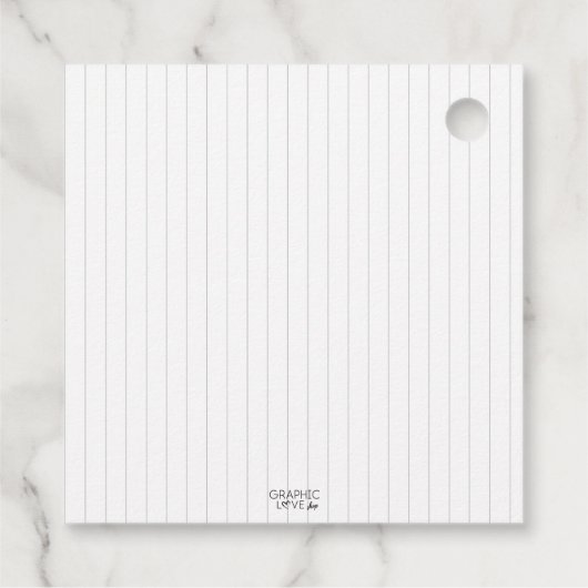 ヴィンテージストライプ野球オールスタージョイント誕生日 フェイバータグ (裏面)