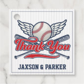 ヴィンテージストライプ野球オールスタージョイント誕生日 フェイバータグ (正面)