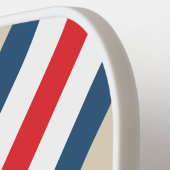 ヴィンテージストライプ隊の名 ピックルボールラケット (左詳細)