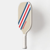 ヴィンテージストライプ隊の名 ピックルボールラケット (左)