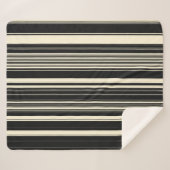 ヴィンテージストライプ シェルパブランケット (正面(横))