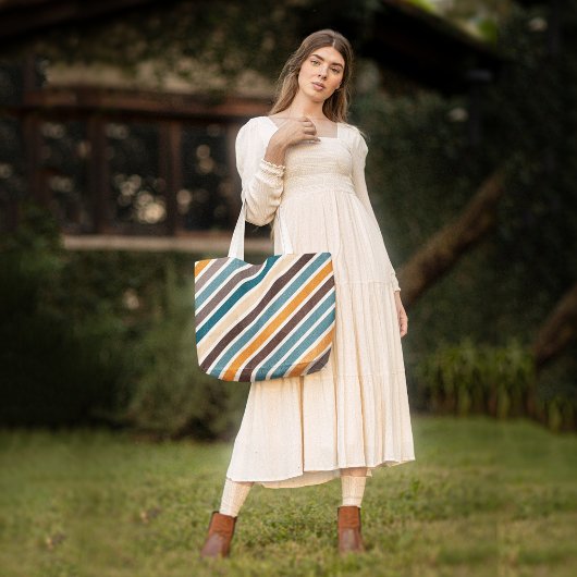 ヴィンテージストライプ トートバッグ