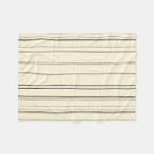 ヴィンテージストライプ フリースブランケット (正面(横))