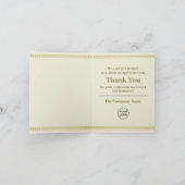 ヴィンテージストライプ、従業員サンキューカード サンキューカード (内部)