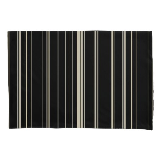 ヴィンテージストライプ 枕カバー (正面左)