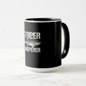 ヴィンテージストリッパーウイスパーラー魚釣りラバーギフト マグカップ (正面右)