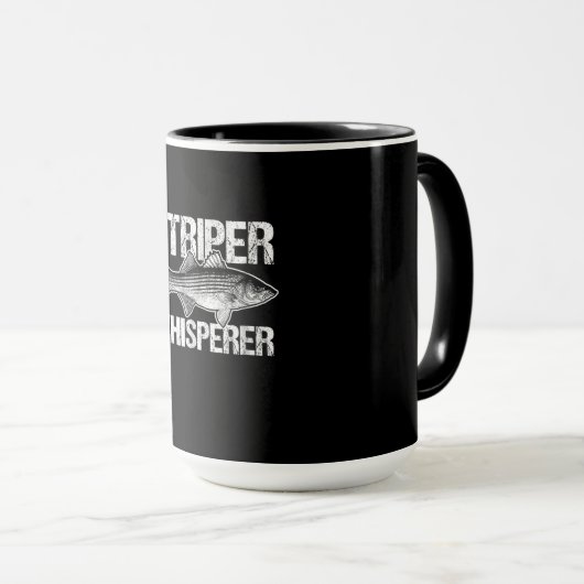 ヴィンテージストリッパーウイスパーラー魚釣りラバーギフト マグカップ (正面右)