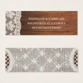 ヴィンテージストリングライツメイソンジャールレースウッド結婚ズ (正面&裏面)