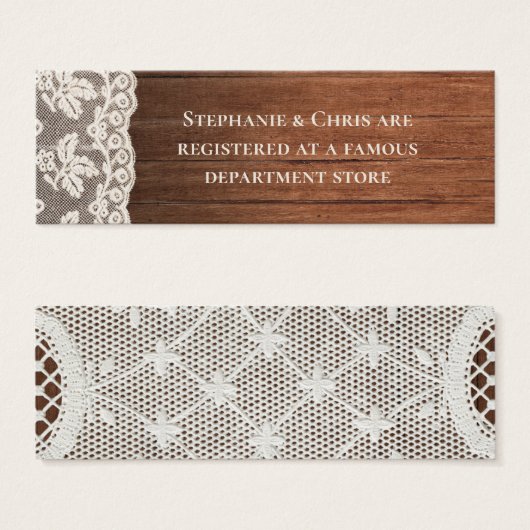 ヴィンテージストリングライツメイソンジャールレースウッド結婚ズ (正面&裏面)