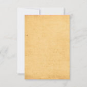 ヴィンテージストリングライツ素朴リーウェディングRSVP 出欠カード (裏面)