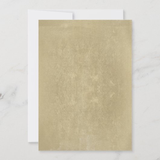 ヴィンテージストリングライトツリー素朴ブライダルシャワー 招待状 (裏面)