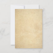 ヴィンテージストリングライト結婚式RSVPカード 出欠カード (裏面)