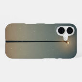 ヴィンテージストリートライトポール iPhone 16ケース (裏面横)