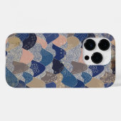 ヴィンテージストレストス日本のタイル化された山 Case-Mate iPhoneケース (裏面 (横))