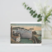 ヴィンテージストロバスクリフハウスはがき ポストカード (スタンド正面)