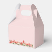 ヴィンテージストロベリースイートバースデーパーティー フェイバーボックス (裏面サイド)