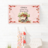 ヴィンテージストロベリースイートバースデーパーティー 横断幕 (インサイチュ)