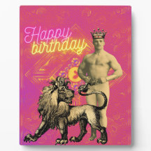 ヴィンテージストロングファンキーマン変更アート誕生日テーブル