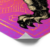 ヴィンテージストロングファンキーマン変更アート誕生日 ポスター (角)