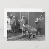 ヴィンテージストロングマンロックトリック ポストカード (正面/裏面)