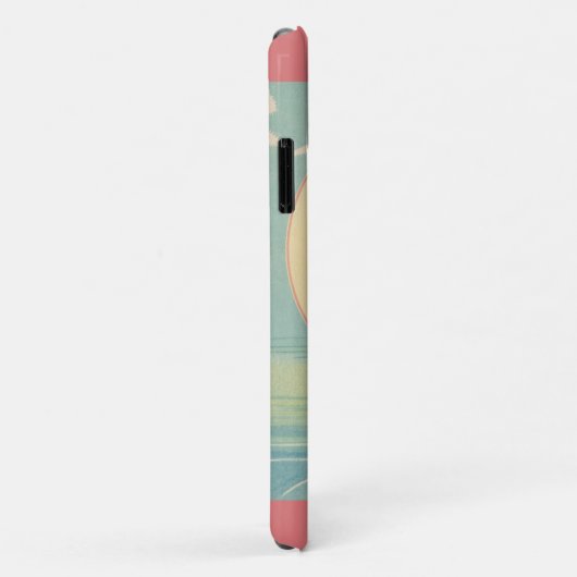 ヴィンテージストークと赤ちゃん少女ピンク毛布 Case-Mate iPhoneケース (裏面/右)