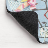 ヴィンテージストークオンバイクあなたとベビー マウスパッド (コーナー)