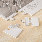 ヴィンテージストーニントンCTの絵図(1879) ジグソーパズル (側面)