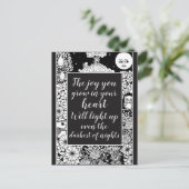 ヴィンテージストーリーブックアート |ジョイ感動的引用文 ポストカード (スタンド正面)