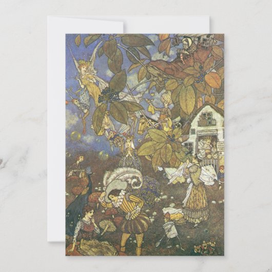 ヴィンテージストーリーブックキャラクターバイドゥラック招待状 招待状 (正面)