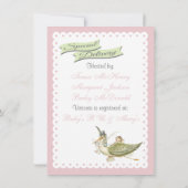 ヴィンテージストーリーブックストークベビーシャワー招待状 招待状 (裏面)