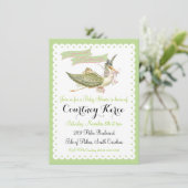 ヴィンテージストーリーブックストークベビーシャワー招待状 招待状 (スタンド正面)