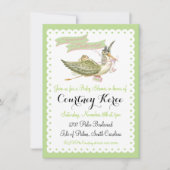 ヴィンテージストーリーブックストークベビーシャワー招待状 招待状 (正面)