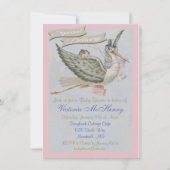 ヴィンテージストーリーブックストークベビーシャワー招待状 招待状 (正面)