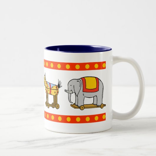 ヴィンテージストーリーブックトイコーヒーマグ ツートーンマグカップ (右)