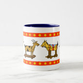 ヴィンテージストーリーブックトイコーヒーマグ ツートーンマグカップ (中央)