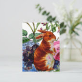 ヴィンテージストーリーブックバニー ポストカード (スタンド正面)