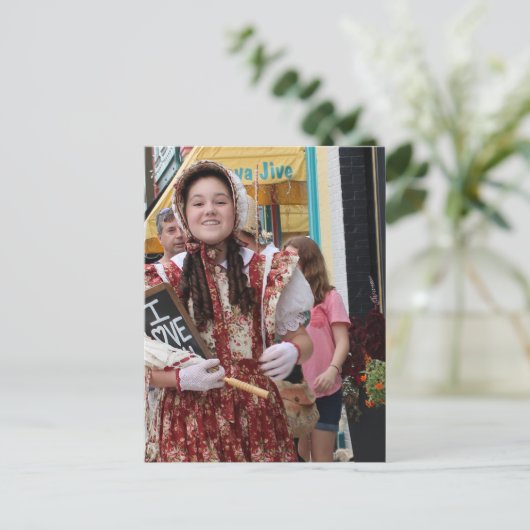 ヴィンテージストーリーブックファンタジーコスプレ女優 ポストカード (スタンド正面)