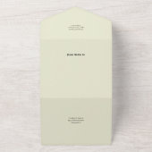 ヴィンテージストーリーブックフォレストすべて1つの結婚式の招待 オールインワン招待状 (外側)