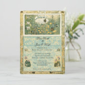 ヴィンテージストーリーブックフォレスト結婚式招待状 招待状 (スタンド正面)