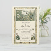 ヴィンテージストーリーブックフォレスト結婚式招待状 招待状 (スタンド正面)