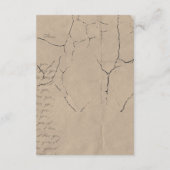 ヴィンテージストーリーブックフローラベビーシャワー エンクロージャーカード (裏面)