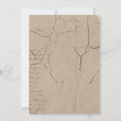 ヴィンテージストーリーブックフローラベビーシャワー 招待状 (裏面)