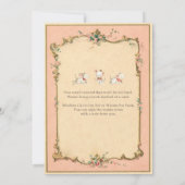 ヴィンテージストーリーブックベビーシャワー招待状 招待状 (裏面)