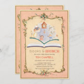 ヴィンテージストーリーブックベビーシャワー招待状 招待状 (正面/裏面)